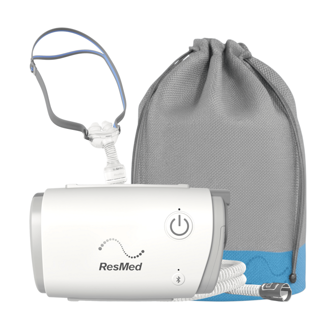 AirMini Travel CPAP Machine with AirFit P10 Nasal Pillow Mask Bundle