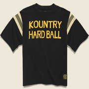 Great Kountry Baseball Football Tee - Black