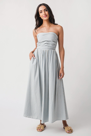 By Together Stripe Strapless Dress