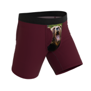 Long Leg Ball Hammock® Pouch Boxers With Fly | Grizzly Bear