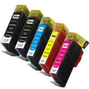 HP 564XL High-Yield Remanufactured Ink Set 2 Black, 1 Cyan, 1 Magenta, 1 Yellow - 5 Pack