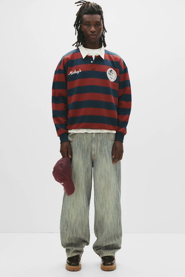 Polo Mickey Mouse à rayures