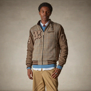 Men's Tweed Varsity Jacket