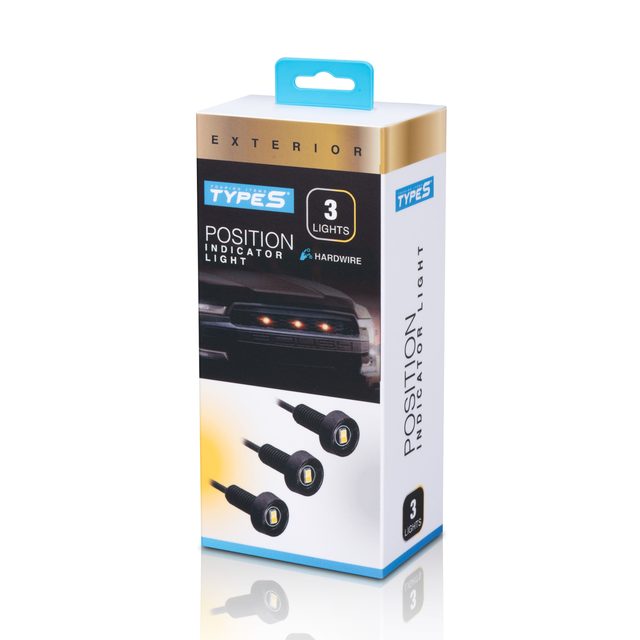 3-Lights Position LED Grille Lights