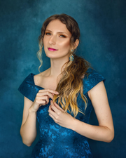 Kate Abstract Cold Tones Of Blue Textured Backdrop for Photography