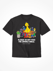 Feed the Whores Sesame Street - Black T-Shirt