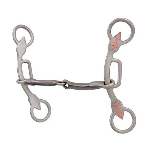 Partrade Metalab Emilie Veillette Series Marley Smooth Square Snaffle Gag Bit