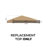 Slant Leg Pop Up Canopy Tent Replacement Top - Fits Slant Leg Frame Base with 8x8 Top