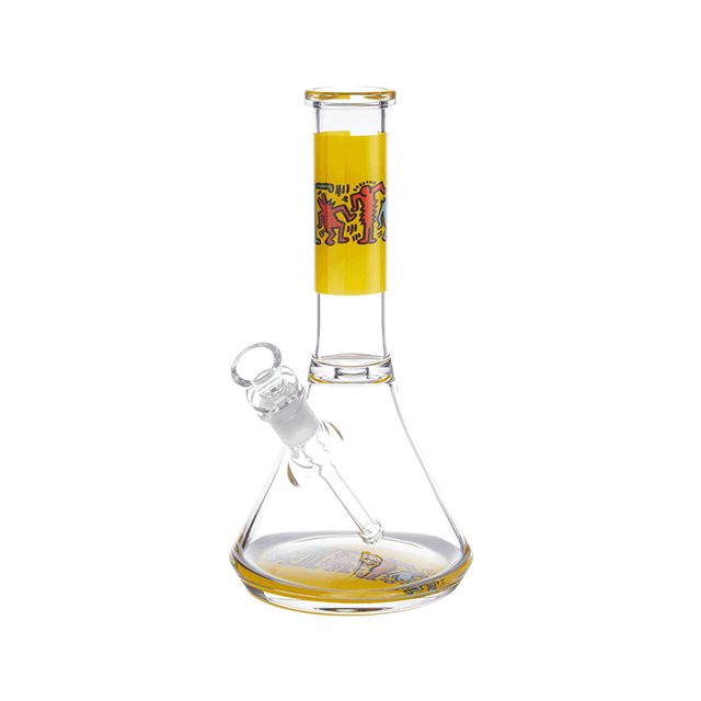 K.Haring Glass Water Pipe