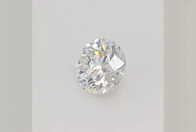 0.37 Carat Round Lab Grown Diamond D Color VVS1 Clarity Ideal Cut