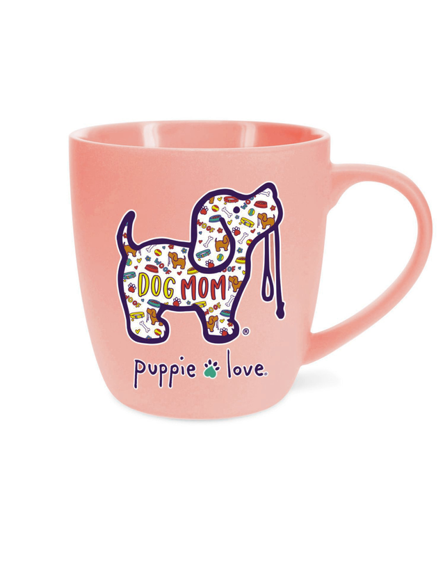 DOG MOM PATTERN PUP MUG