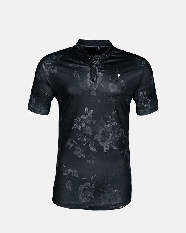 Shadow Bloom Blade Collar Polo