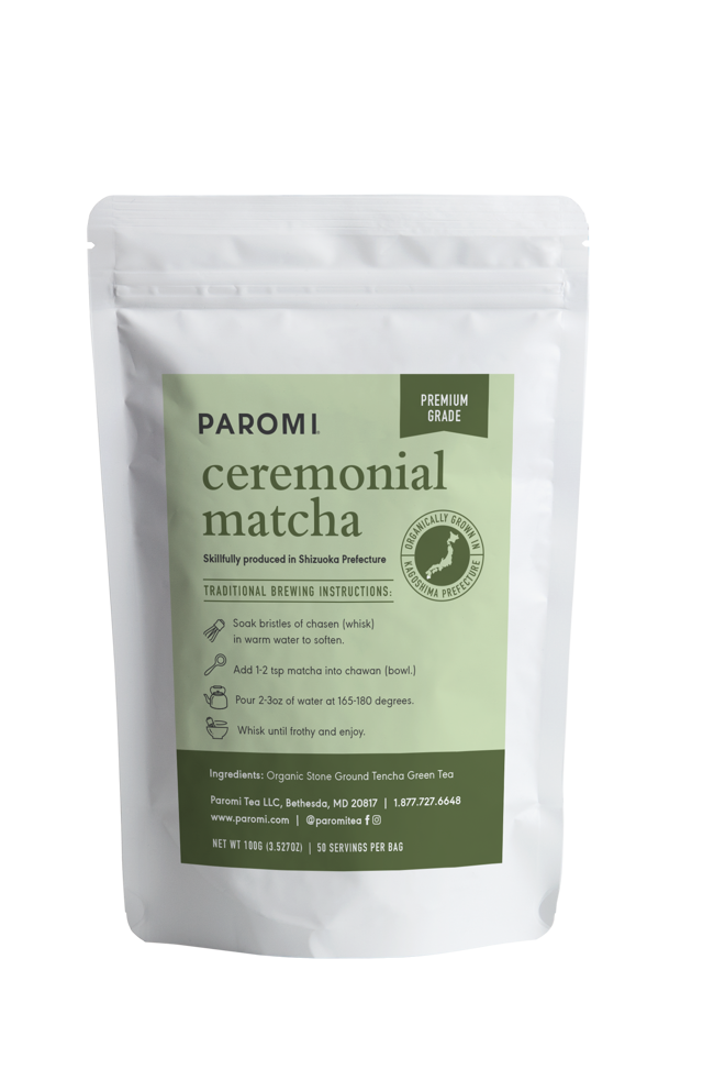 Organic Matcha Premium Grade, Stone Ground Japanese Tencha Green Tea, Caffeinated, 100 servings