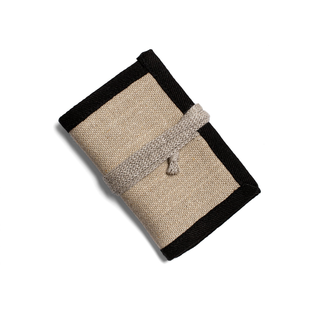 IDAHO 100% Organic Hemp Trifold Wallet (Velcro-free) (3.5x5) (99.5% Biodegradable)