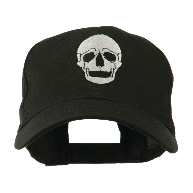 Halloween Skeleton Skull Embroidered Cap