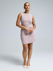 Bouclé A-Line Mini Dress