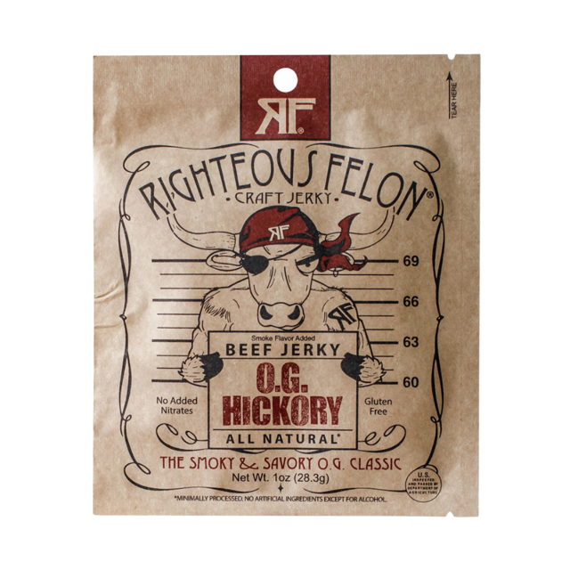 O.G. Hickory Beef Jerky 1oz (16ct)