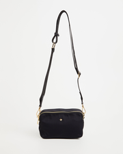 Laroi Cross Body bag in Black Nylon Gold