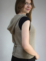Nancy's Hooded Vest Knit Pattern