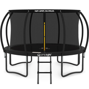 Jumpzylla 12FT Trampoline with Enclosure & Double Color Pad Cover