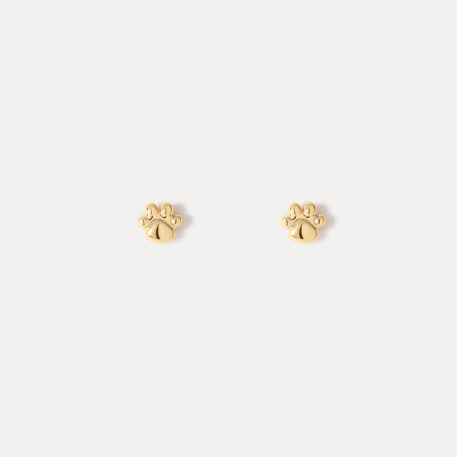 Paw Print Studs