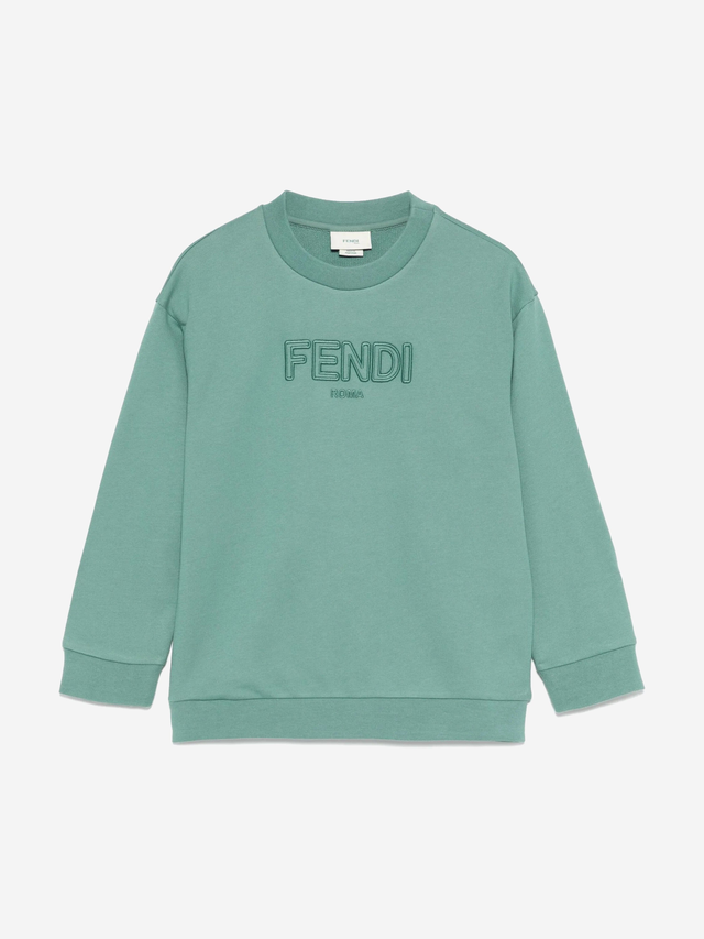 Kids Logo Sweatshirt in Green