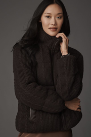 NVLT Sweater Knit Puffer Jacket