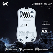 X-Raypad Obsidian PRO Air U-PE Universal Dot Mouse Skates - Less Noise
