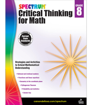 Spectrum Critical Thinking for Math Workbook Grade 8 Paperback