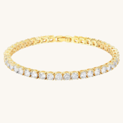 Gold 4mm Tennis Bracelet