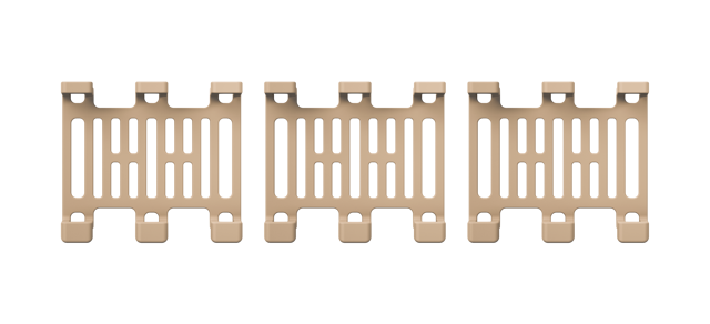 XL Clip x3 - Beige (DOG XL)