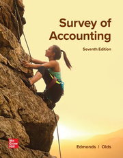 Survey of Accounting, 7th Edition, 2024, By Christopher Edmonds, Mark Edmonds, Jennifer Edmonds and Philip Olds