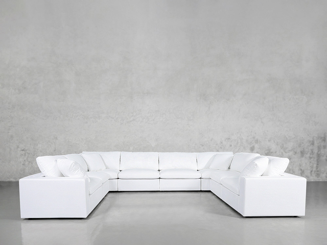 8-Seat Modular U-Sectional