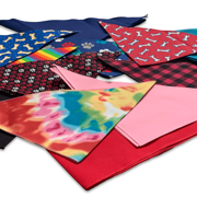 Dog Bandana with Optional Custom Embroidery
