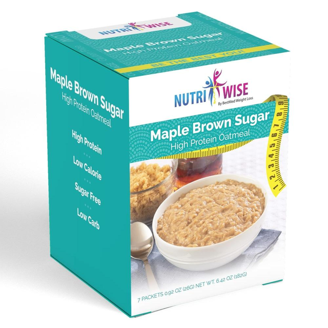 NutriWise® Maple Brown Sugar Oatmeal (7/Box)