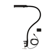 UberLight Flex Led Task Light, USB with Clamp, Black