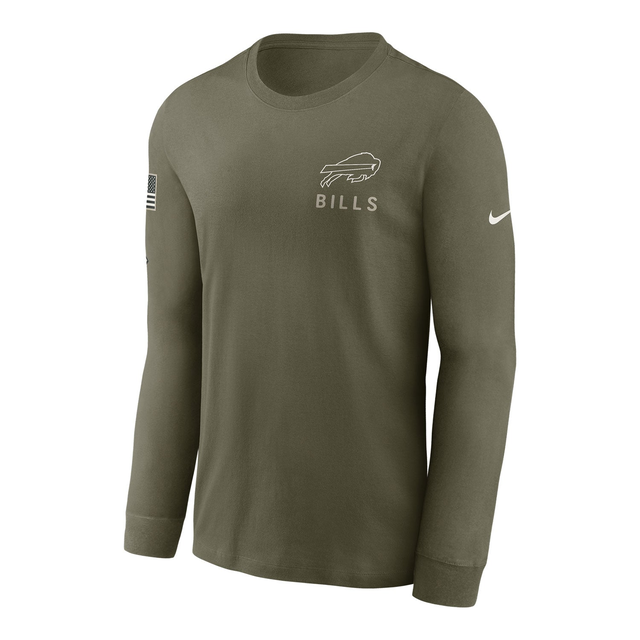 Buffalo Bills Nike 2025 Salute to Service Long Sleeve T-Shirt