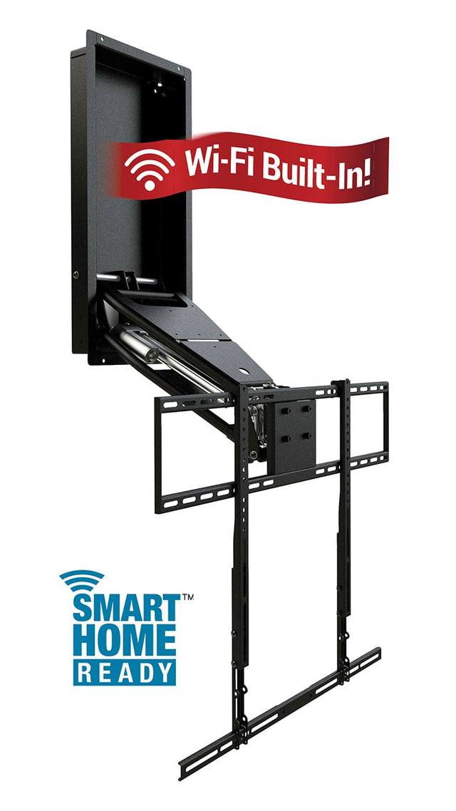 MantelMount Motorized Drop Down & Swivel TV Mount - MM860V2