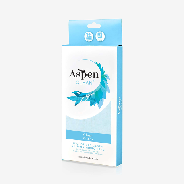AspenClean Microfiber Cloth for Glass