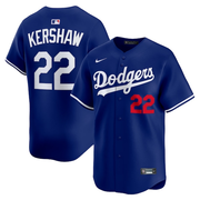 Men's Los Angeles Dodgers Clayton Kershaw Nike Royal Alternate 2 Limited Player Jersey