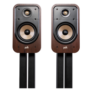 Polk Audio Signature Elite ES20 Bookshelf Speakers - Pair (Walnut)