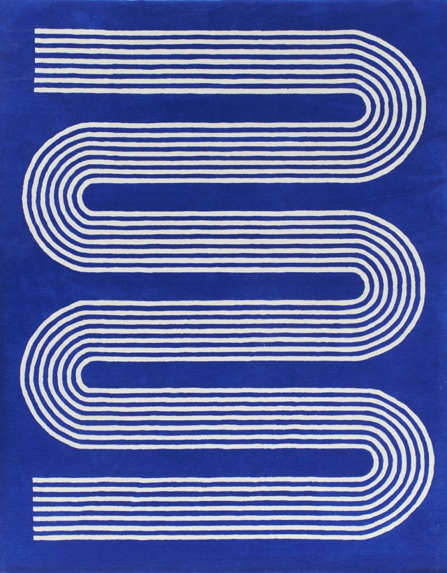 Momeni Simba Sim12 Cobalt Area Rug