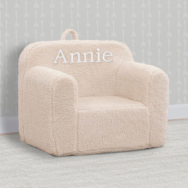 Personalized Cozee Sherpa Chair for Kids