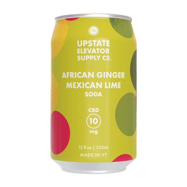CBD African Ginger & Mexican Lime Soda