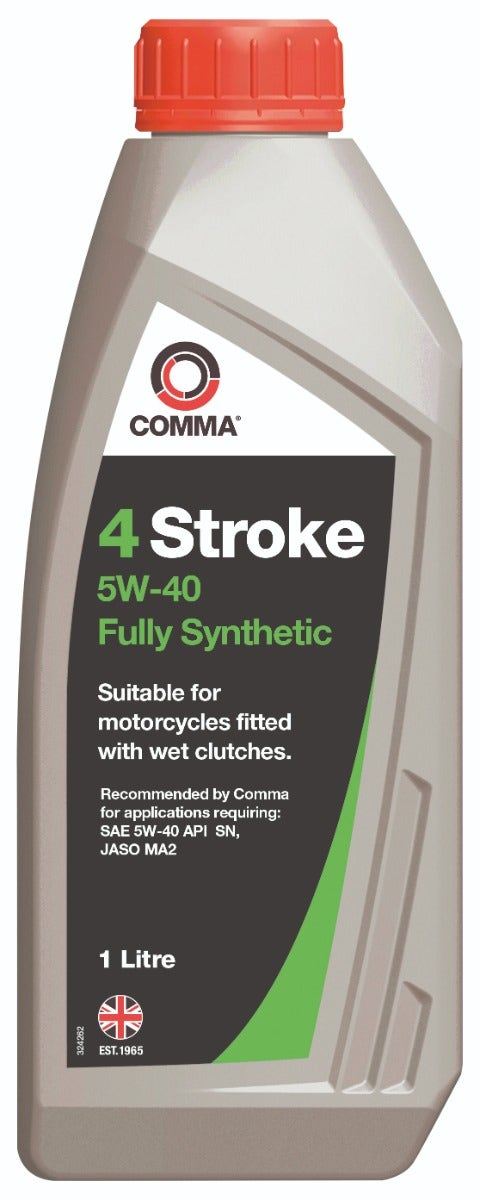 COMMA -  FULLY SYNTH 5W40 4 STROKE M/CYCLE OIL X