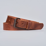 The Rustic Glazed Leather Jean Belt - 1.5"