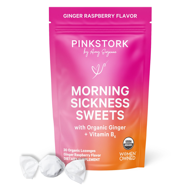 Morning Sickness Sweets - Ginger Raspberry