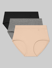Women's Cool Cotton High Rise Brief (3-Pack)