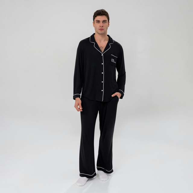 Men's Luxe Bamboo Long PJ Set