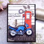 Inlovearts Cool Motorcycle Cutting Dies